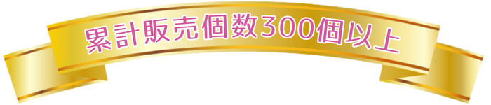 販売個数300個以上